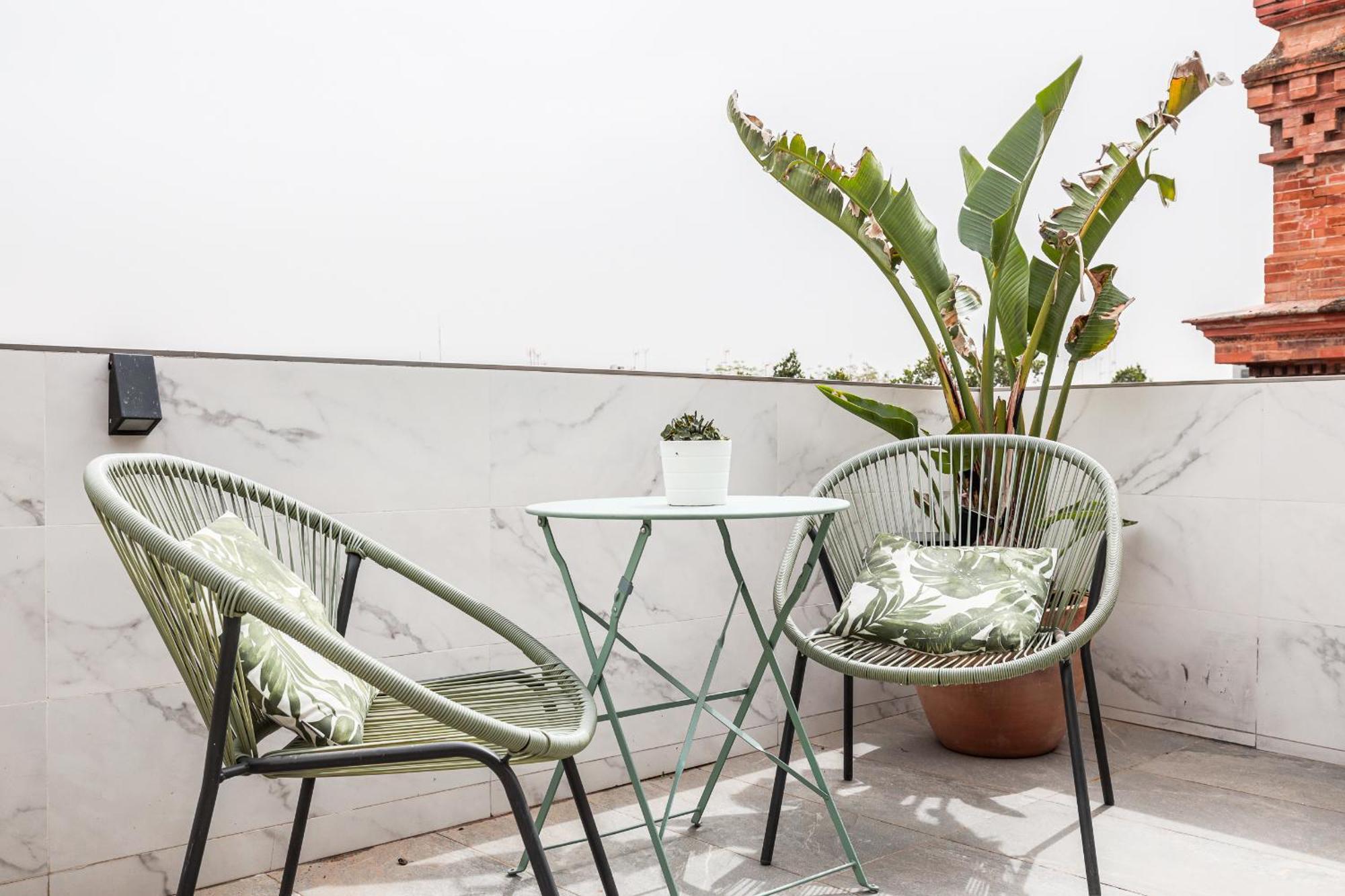Fantastico Atico 2 Hab Y Gran Terraza Privada Apartment เซบีญา ภายนอก รูปภาพ