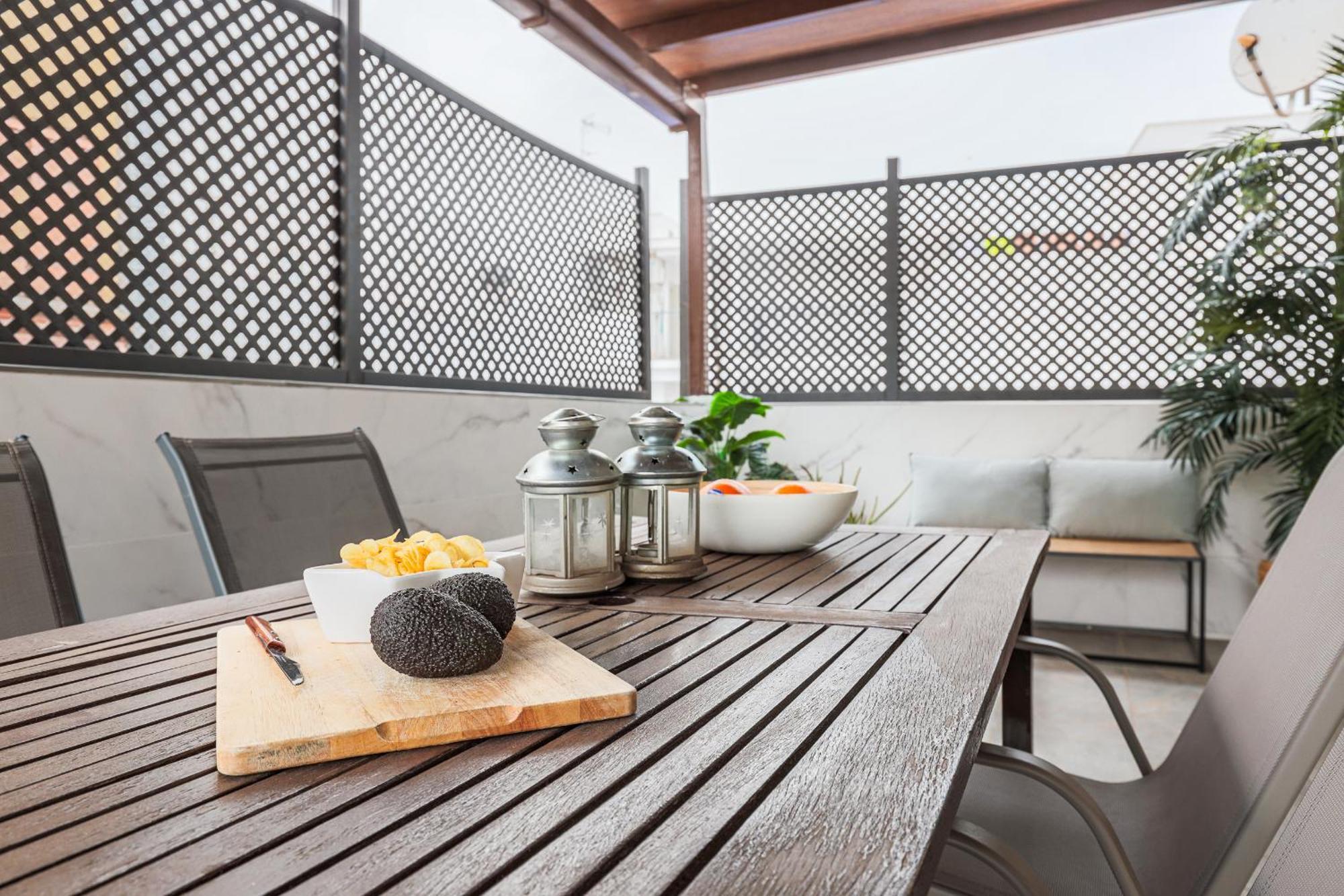 Fantastico Atico 2 Hab Y Gran Terraza Privada Apartment เซบีญา ภายนอก รูปภาพ