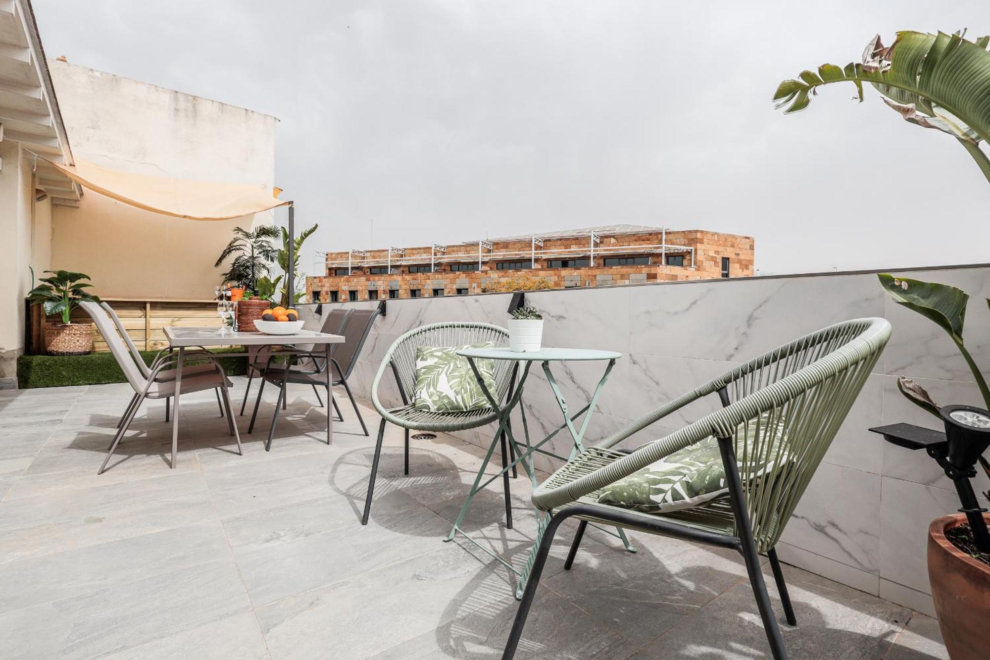 Fantastico Atico 2 Hab Y Gran Terraza Privada Apartment เซบีญา ภายนอก รูปภาพ