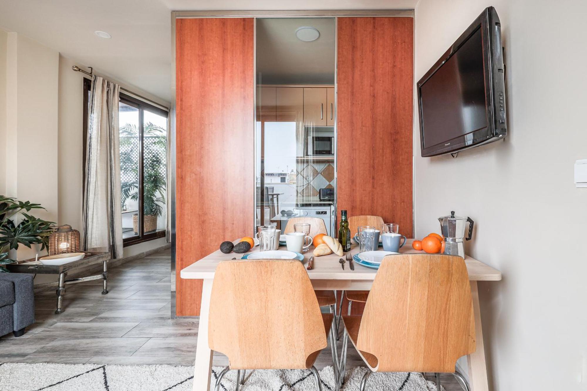 Fantastico Atico 2 Hab Y Gran Terraza Privada Apartment เซบีญา ภายนอก รูปภาพ