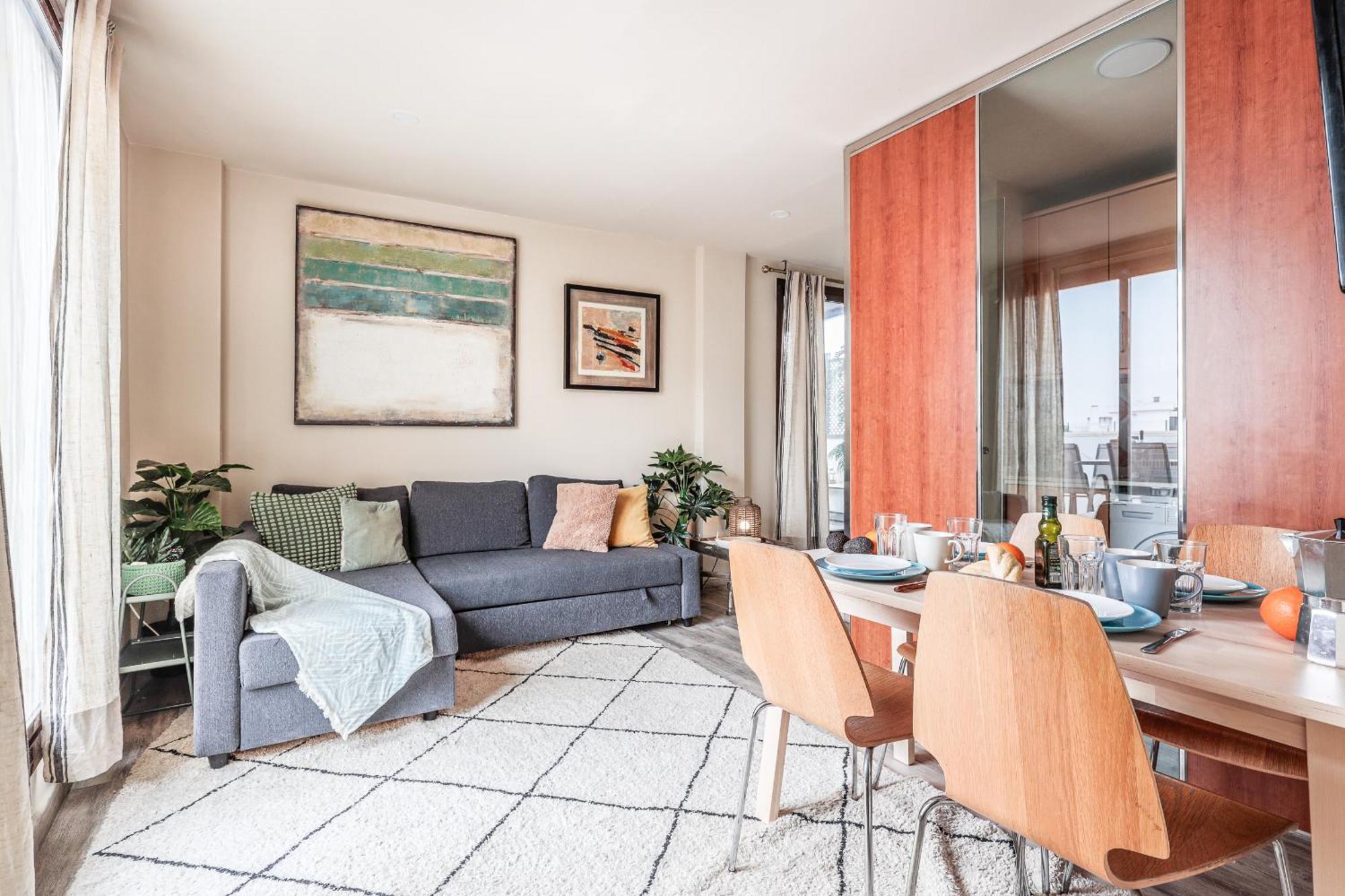 Fantastico Atico 2 Hab Y Gran Terraza Privada Apartment เซบีญา ภายนอก รูปภาพ